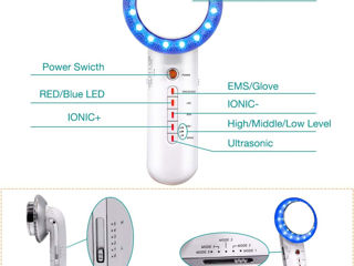 Masaj cu ultrasunete Ультразвуковой массажер foto 2