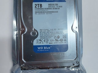 HDD SATA3 2Tb Western Digital Blue WD20EZBX (256Mb, 7200rpm)