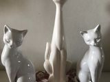 Статуэтки кошек для интерьера дома foto 1