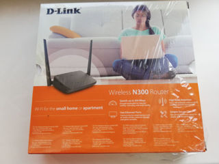 Роутер D-Link Wireless N300 Router, DIR-615/T4A foto 2