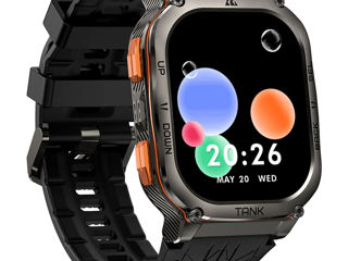 Smartwatch Kospet Tank M3 Ultra, Silver (MIL-STD-810H, 5 ATM & IP69K) foto 2