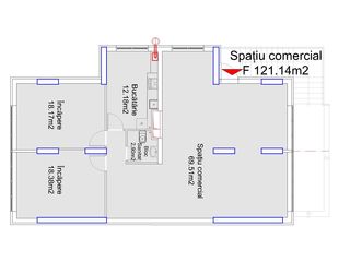 Spatii comerciale cu intrare separata: 89 m2, 121 m2 foto 5