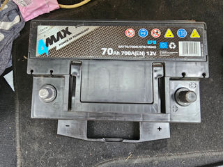 4MAX 70ah 700A Noua !!! foto 2