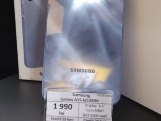 Samsung Galaxy A 15 4/128Gb.pret 1990lei. foto 1