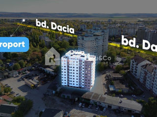 Apartament cu 1 cameră, 42 m², Aeroport, Chișinău foto 2