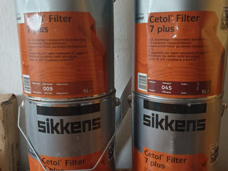 Sikkens. Cetol Filter 7 plus четыре банки по 5 л. Масло для дерева. (Lac pentru lemn)