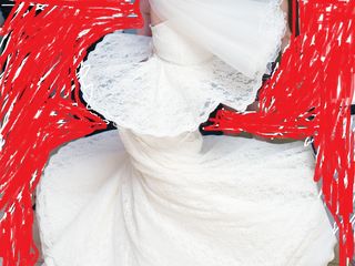 Свадебное платье гипюровое 44-46 размер.1 раз одетое, удобное , лёгкое. 1800 лей. торг. foto 2