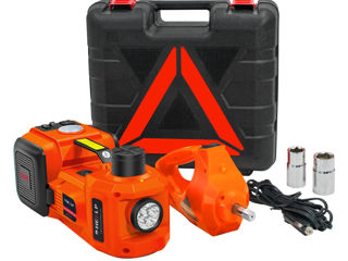 Cric electrohidraulic 5t 5in1 + cheie de impact + pompa electrica si lanterna foto 10