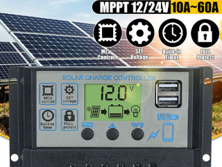 PWM DY2420DU 20А/40A Solar Panel Controller - Контроллер для солнечных панелей 24V 12V DC 20A - 40A foto 3