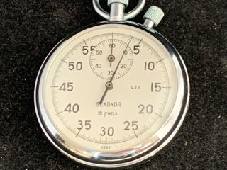 Secundamer Cronometru Sovietic  Vintage Sekonda 16 Jewels USSR Ceas Stop Watch 5.4cm foto 2