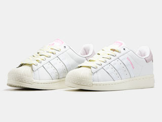 Adidas Superstar White/Pink Women's foto 3