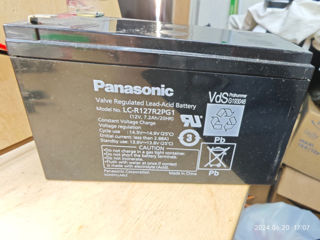 Acumulator original - Panasonic 12V 7,2A // CSB 12V 9A