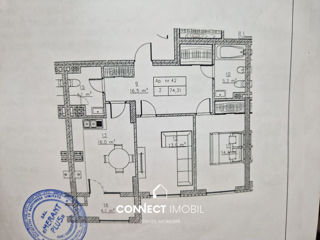 Apartament cu 2 camere, 74 m², Centru, Codru, Chișinău mun. foto 7