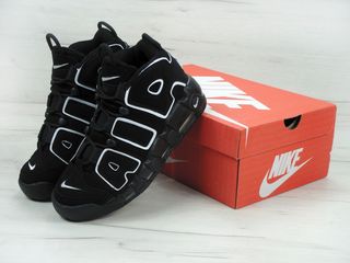 Nike Air More Uptempo (Black/White) Unisex foto 3