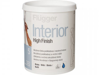 Краска для мебели матовая акриловая  Flugger Interior High Finish 5 ,Flugger Interior High Finish 20