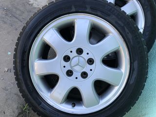 Диски +резина  205/55 R16 оригинал  Мерседес 4 шт из Германии foto 6