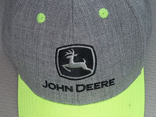 John Deere Grey and Hi-Vis Yellow Bill Hat foto 2