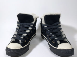 Converse * All Star. Оригинальные Кеды. Натуральная Кожа. Натуральный Мех. Размер 37 foto 3