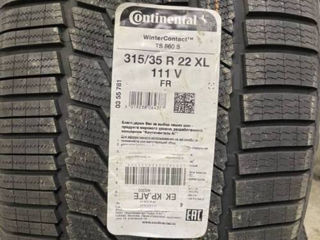 Anvelope iarna 315/35 R22 + 285/40 R22 Continental - Omologate Porsche NC0