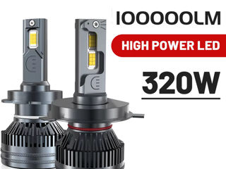 H4 LED Headlight 320W High Power - 550 lei foto 1