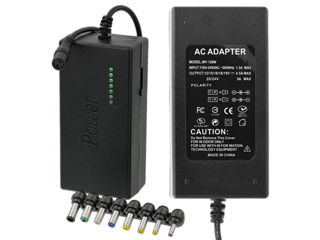 Alimentare universala PC, incarcator laptop cu 8 prize 12-24 V Adaptor universal pentru laptop 120W foto 1