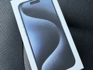 iPhone 15 Pro 256 GB Blue Titanium Sigilat