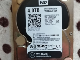 Hdd на 4 tb. 1200 лей