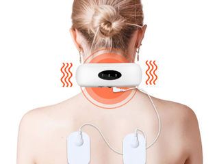 Импульсный массажер для шеи миостимулятор neck massager foto 9