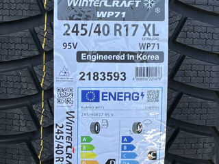 2 ската/2 anvelope 245/40 R17 Kumho Wintercraft WP71 / Монтаж , доставка , livrare foto 2