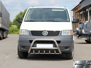 Kенгурятник / Bara de protectie fata inox Volkswagen Transporter T5 2003 - 2009 foto 3