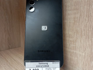 Samsung A34 6/128GB 3490lei
