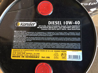 Немецкие масла Kansler  5W-30 DPF, 5W-40, 10W-40. Прямо от производителя! foto 5