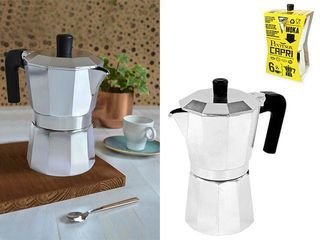 Ibric De Cafea Pentru 6 Cani Pinti Capri, Din Aluminiu