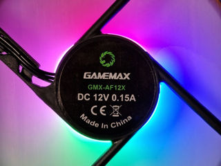 Ventilator de carcasă Gamemax GMX-AF12X Black foto 3