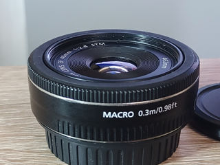 Canon lens EF 40mm 1:2,8 stm foto 3