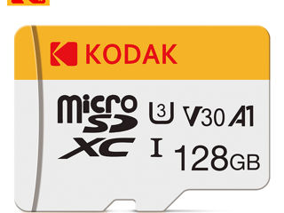 Продаю Карта памяти KODAK MicroSD, C10, A1, V30, U3, 128 ГБ, Оригинал, Новые