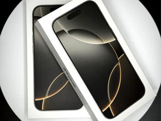 iPhone 16 Pro 128Gb - 1120 €. (Desert Natural Black White). Гарантия 1 год. Запечатанный.