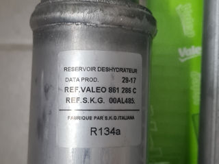 VALEO 814051 Condensator, climatizare cu uscator, 14mm, 9mm, Aluminiu, 381mm, R134a. Dacia foto 4