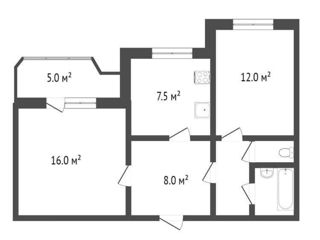 Apartament cu 2 camere, 51 m², Centru, Chișinău foto 9