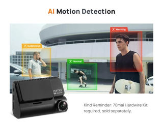Xiaomi 70 mai A810 4K HDR dual cam + hardwire kit, tot original cu garantie! foto 9