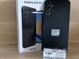 Samsung  Galaxy  A34  8/256GB   4990lei