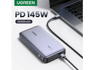 Внешний аккумулятор UGREEN PB205 (90597A) PD 145W Power Bank 25000 мАч тёмно-синий (Abyss Blue)