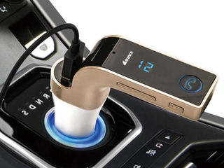 Bluetooth адаптер для AUX автомагнитолы. Handsfree. FM модулятор-плеер в прикуриватель 4-в-1      * foto 1