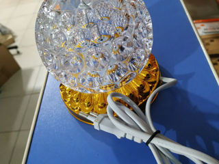 Диско шар вращающийся светодиодный; LED RGB 6Вт foto 3