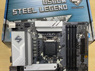 ASRock B560M Steel Legend, LGA1200, Intel B560,Supports 10 Gen/ 11 Gen processors,Garantie 6 luni