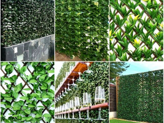 Creangă verde artificială decorativă.Panouri verzi decorative. foto 5