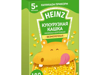 Каша кукурузная безмолочная Heinz гипоаллергенная (5+ мес.), 160 г foto 1