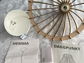 Ikea Daggpunkt Abajur + Hemma Cord Set foto 3