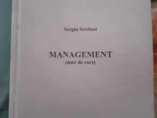 Carte tipărită Management ( note de curs) editura Asem foto 1