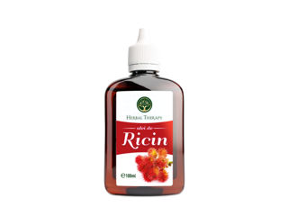 Ulei de Ricin Herbal Therapy, 100 ml (Întărește Firele de Păr, Stratul de Protecție al Pielii și Un